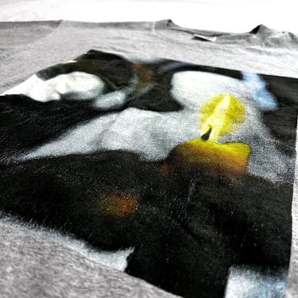 Supreme Men’s Candle Tee Heather Gray Large Graphic Short Sleeve - Picture 4 of 9